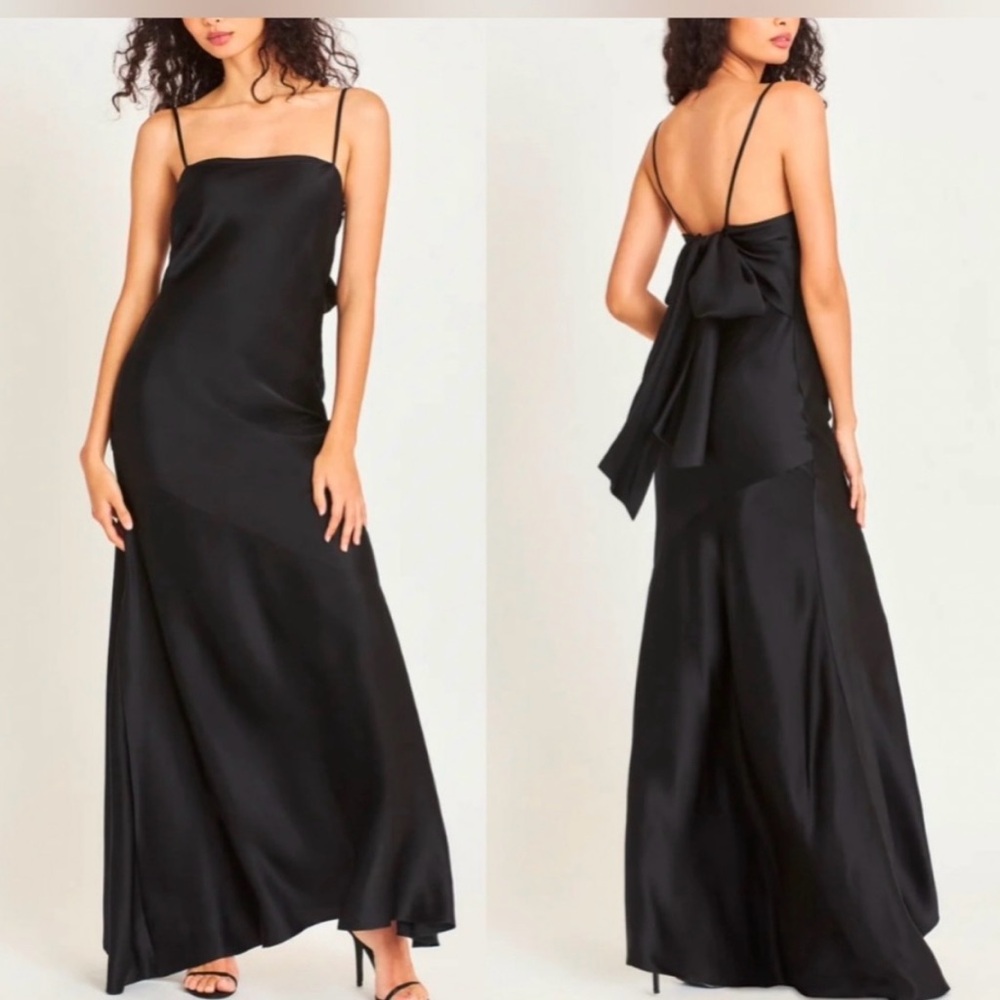 LoveShackFancy Black and Gray Dress